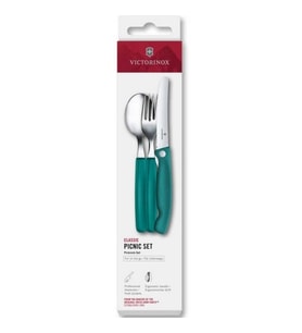 Victorinox 6.7194.3FC1 Swiss Classic 3lü Piknik Seti - Yeşil