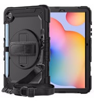 Samsung Galaxy Tab S6 Lite 2024 P620 P610 Kılıf Defender Askılı Pars Case Fuji 1 (Siyah)