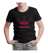 Mamamoo - Logo Crown Siyah Çocuk Tshirt