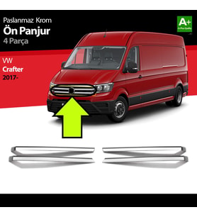CRAFTER ÖN PANJUR 4 PARÇA KROM 2017 2018 2019 2020 2021 2022 2023
