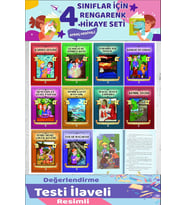 4.Sınıf Okumayı Sevdiren 10 lu Hikaye Seti 4 (80 Sayfa)