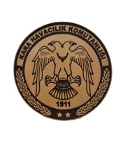 KARA HAVACILIK KOMUTANLIĞI  Deri PEÇ - Arma - Leather Patch (Bej)