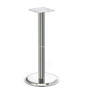 Tablalı Masa Ayağı 11.183 - Taban Çapı 36cm Parlak krom (Siyah)