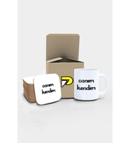 Canım Kendim Eğlenceli Tasarımlı Baskılı Kupa Bardak Seti