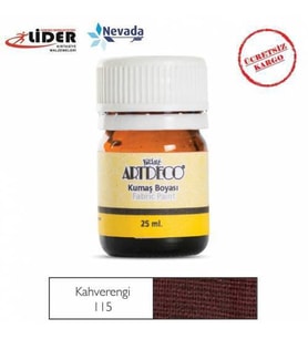 ARTDECO KUMAŞ BOYASI 25ML KAHVERENGİ 10 A - 115 Ücretsiz Kargo