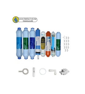 Fluxtek Kapalı Kasa Su arıtma cihazlarına Sertifikalı 8li  Pera Water mineral Pallas mebran