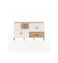 Arges Konsol 5 Raflı 3 Çekmeceli 5 Kapaklı 176x30x99 Aytaşı-Aytaşı/Çam