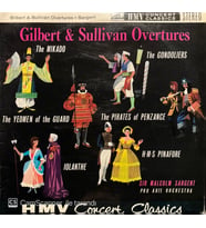 Gilbert & Sullivan Overtures LP Klasik Plak (Karışık)