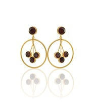 Kadir Jewellery 22 Ayar Altın Kaplama Vintage Küpe -El İşçiliği Ve Hipoalerjenik Küpe