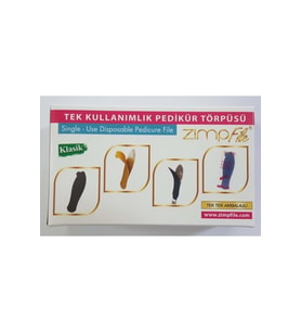 Demir Tek Kullanımlık Pedikür Törpüsü 100 Adet, Pratik ve Temiz Bakım