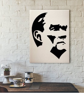 BK Home Atatürk Silüet Tasarımlı Kanvas Tablo-5