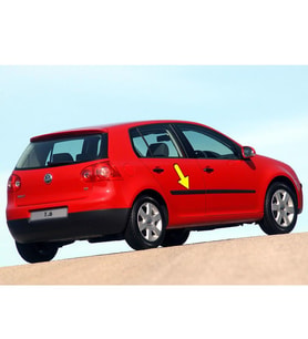 VW Golf 5 2004-2008 Sağ Arka Kapı Bandı Çıtası Kuşağı 1K4853754