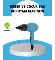 Mini Saç Kurutma Makinesi – Sessiz, Güvenli Ve Hafif – Çocuklar İçin Özel Tasarım
