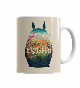 Forest Dream Totoro Kupa Bardak Porselen