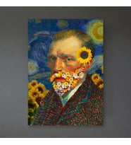 Van Gogh Flower Beard