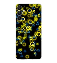 PrintiFy Samsung Galaxy A16 Uyumlu Kamera Korumalı Semboller Tasarımlı Şeffaf Silikon Kılıf