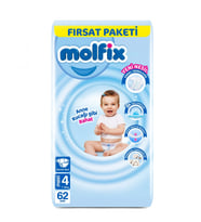 Molfix Bebek Bezi Fırsat Paketi 4 Beden 7-14 Kg 62 Adet