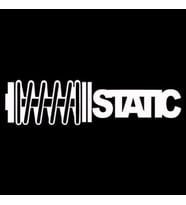 Static Araba Sticker Etiket 24 Cm Beyaz renk Oto Yapştırma