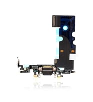 iPhone Se 2020 Orjinalinal Şarj Soketli Mikrofon Flex Flex Siyah