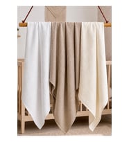 %100 Organik Pamuk Müslin Örtü & Müslin Battaniye 3lü Set