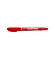 KRAF 250G ÇİFT UÇLU ASETAT KALEMİ KIRMIZI