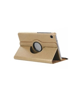 Galaxy Tab A11 360 Tablet Deri Kılıf - Gold