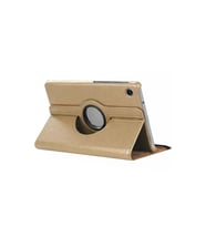 Galaxy Tab A11 360 Tablet Deri Kılıf - Gold
