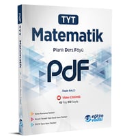 Eğitim Vadisi 2024 Tyt Matematik Pdf Planlı Ders Föyü