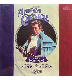 Giordano's Andrea Chenier Placido Domingo 3 LP Box Set Plak (Karışık)