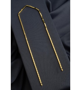 Hematit Doğal Taş Parlak Altın Sarı Dikdörtgen Kesim 2x4mm Dizi [AA]
