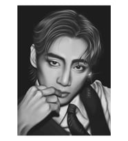 Dinamit (taehyung) Tablo Ahşap Poster Dekoratif Kod2914