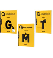 Hız Lgs 2024 8. Sınıf Matematik + Geometri + Türkçe Soru Seti 3 Kitap