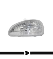 Renault Master 3, Opel, Nissan için Ayna Sinyali - SOL - BEYAZ (Gri)