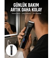 Erkek Saç ve Sakal Kesme Makinesi – Su Geçirmez, Sessiz Motorlu Yeni Nesil