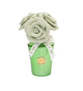 130 ml Yeşil Golden Glow Gri Gül Demeti Taşlı White Jasmine Oda Kokusu