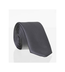 Füme Slim Fit Düz Renk Dokuma Kravat / DDK-25