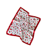 Saten Bandana Saten Fular Saten Çanta Aksesuarı Özel Desen Bandana 45X50 Cm