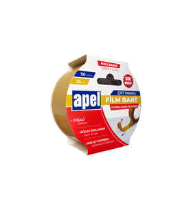 APEL Çift Taraflı Film Bant Halı Bandı 50 MM X 25 M