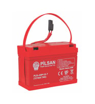 Pilsan 12 Volt 7 Amper Akü Kısa Kablo Pilsan 12v 7ah orjinal akülü araba akü (Standart)