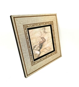 Eskiz çizim (Leonardo Da Vinci) Baskılı MDF Tablo