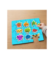 Meyveleri Tanıyalım Tasarımlı 24 Parça Ahşap Çocuk Puzzle MPK0845