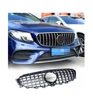 Mercedes E-Class W213 E63 Ön Panjur Siyah Krom GTR Model 2016-2020 Arası Uyumlu