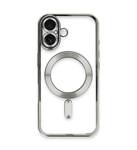 Apple iPhone 16 Plus Kılıf Kross Magneticsafe Kapak - Gümüş