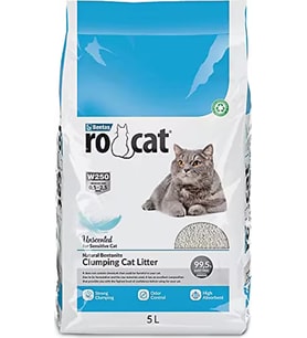 ROCAT NATUREL KOKUSUZ KEDİ KUMU 5 L