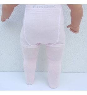 Pembe Bebek Külotlu Çorap