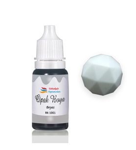 Epoksi Reçine Opak Boya Pigment Opak Epoksi Boyası 20 ML  Beyaz - 1001