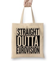 Straight Outta Eurovision Bez Çanta Uzun Saplı