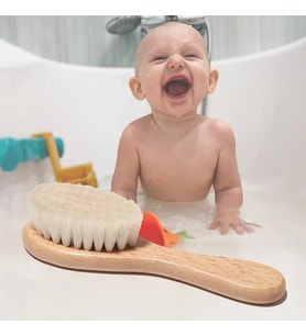 Keçi Kılı Organik Bebek Banyo Tarağı