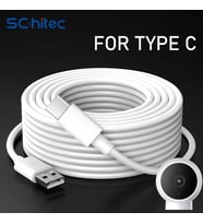 60W UsbA to Type-C Hızlı Data ve Şarj Kablosu 3 Metre Beyaz SX22 ScHitecSX22