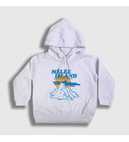 Presmono Unisex Çocuk Beyaz Melee Guybrush Threepwoo Monkey Island Kapüşonlu Sweatshirt 492171tt (Beyaz)